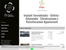 Tablet Screenshot of pratasrl.com